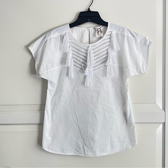 Figue white blouse with tassels 26568 - Picture 1 of 6